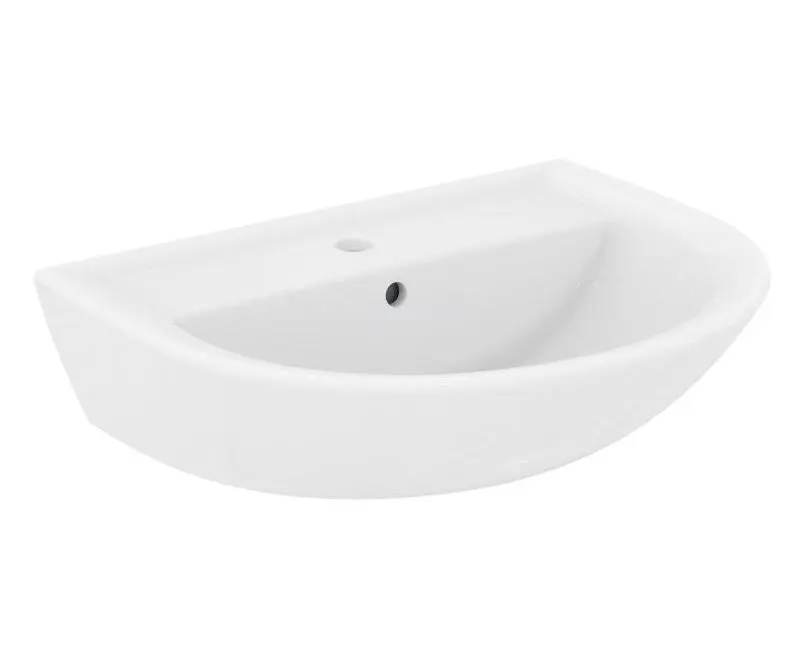 Ideal Standard Eurovit - izlietne 60x47 cm, ar pārplūdi, jaucējkrāna caurumu, balta W332301