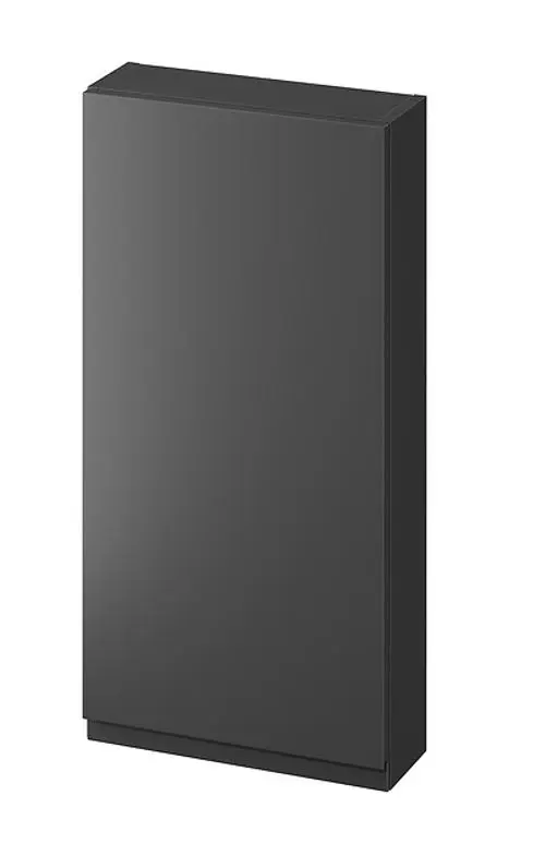 Cersanit Moduo - skapis 80x40x14 cm, 1 durvis, eņģes pa kreisi/pa labi, antracīts S590-082
