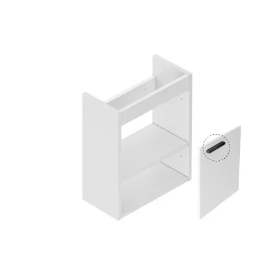 Ravak hromse II - izlietnes apakšskapītis 40x22x50 cm, bez durvīm, balts spīdīgs X000001750