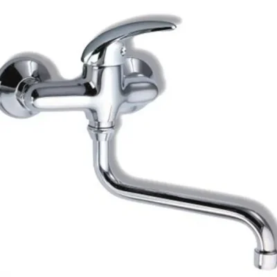 Novaservis Metalia 55 - virtuves izlietnes maisītājs 150 mm, klīnikas svira, hroms 55070L/T,0