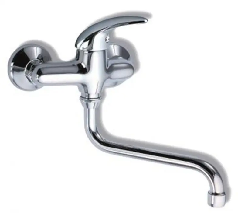 Novaservis Metalia 55 - virtuves izlietnes maisītājs 150 mm, klīnikas svira, hroms 55070L/T,0