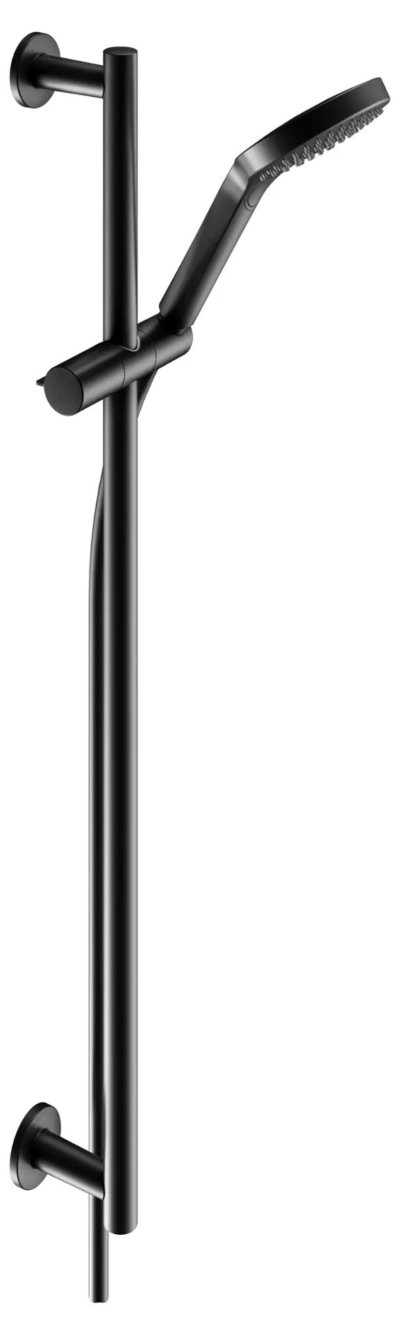 Keuco IXMO - dušas komplekts: 3 strūklu veidi, stienis (86 cm) un šļūtene, matēti melns 59587370801