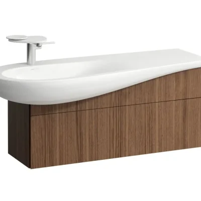 Laufen Il Bagno Alessi - izlietnes skapītis, 100x32x34 cm, 1 atvilktne, Noce canaletto H4304210976301