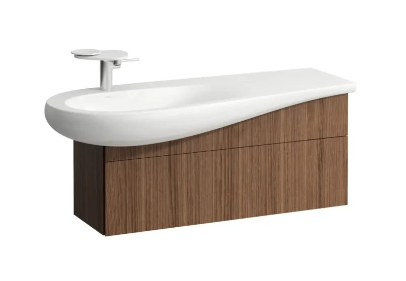 Laufen Il Bagno Alessi - izlietnes skapītis, 100x32x34 cm, 1 atvilktne, Noce canaletto H4304210976301