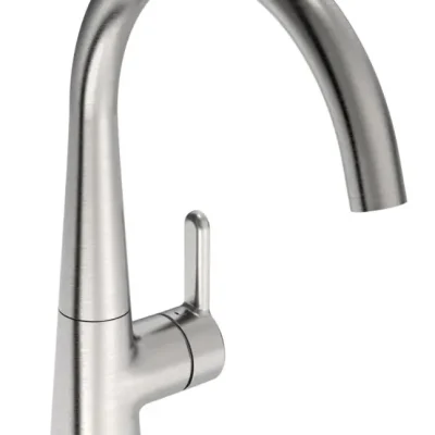 Hansa Designo - virtuves izlietnes maisītājs, matēts tērauds 5101228380