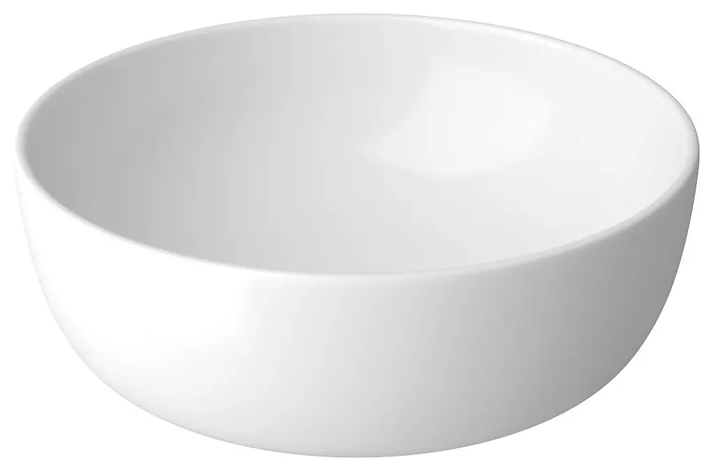 Cersanit Moduo - uz virsmas montējama izlietne, diametrs 40 cm, bez pārplūdes, balta K116-048