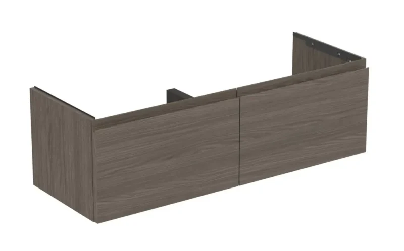 Ideal Standard Finesse - izlietnes skapītis, 120x44x37 cm, 2 atvilktnes, Dark Elm E3389UR