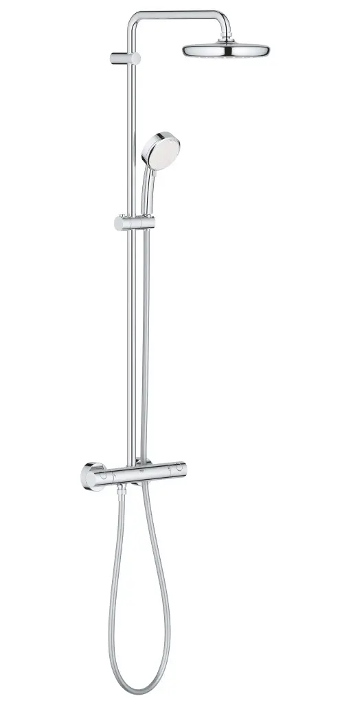 Grohe Tempesta Cosmopolitan - dušas komplekts ar termostata maisītāju, 21 cm, hromēts 27922001