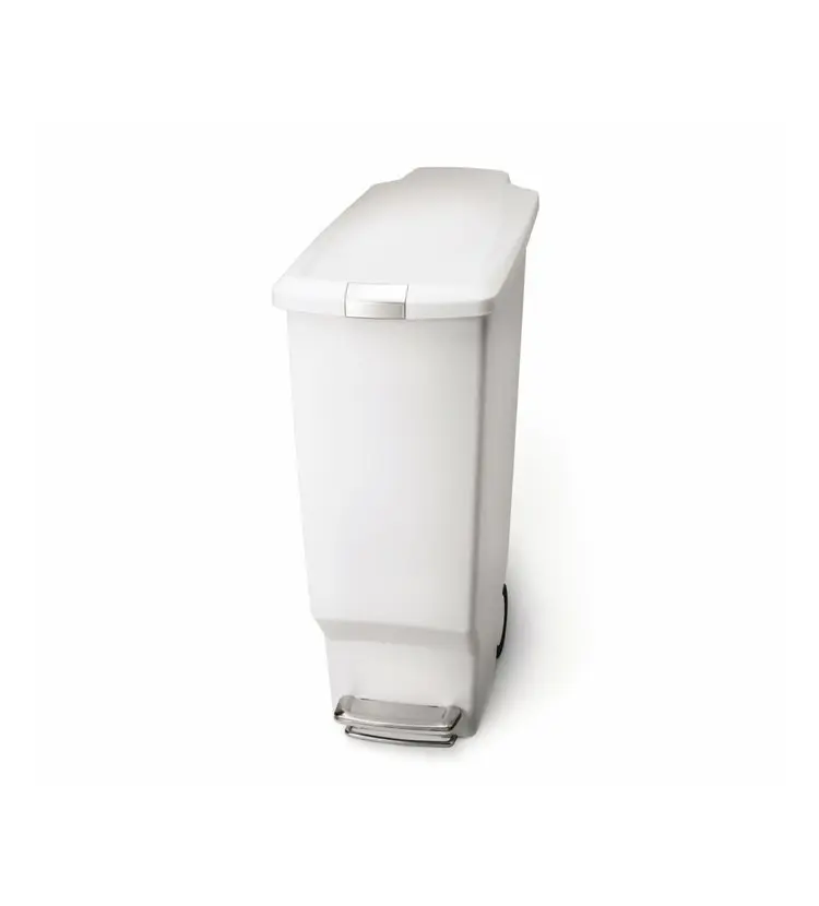 Simplehuman atkritumu tvertne - šaura atkritumu tvertne 40 l, balta CW1362