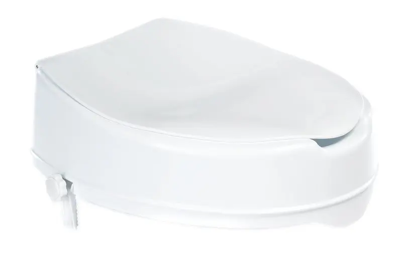 Sapho Ridder WC sēdekļi - WC sēdeklis, 100 mm - paaugstināts, bez atbalsta rokturiem, balts A0071001