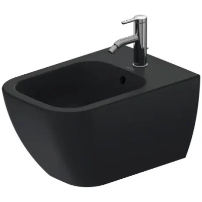 Duravit Happy D.2 - piekaramais bidē 365x540 mm, ar 1 caurumu bidē maisītājam, antracīta matēts 2258151300