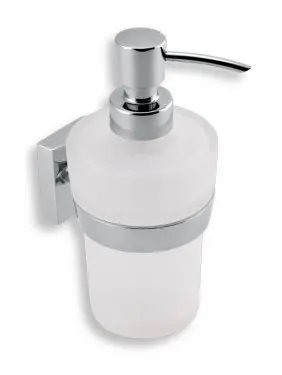 Novaservis Metalia 12 - šķidro ziepju dozators, stikls/hroms 0255,0