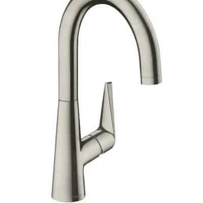 Hansgrohe Talis M51 - virtuves izlietnes vienas sviras maisītājs 220, nerūsējošais tērauds 72814800