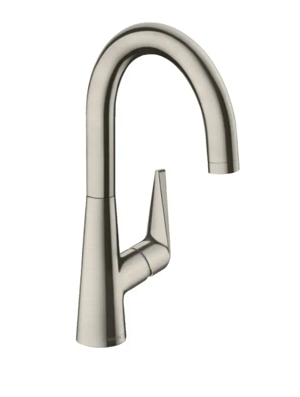 Hansgrohe Talis M51 - virtuves izlietnes vienas sviras maisītājs 220, nerūsējošais tērauds 72814800