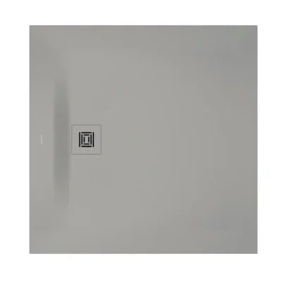 Duravit Sustano - dušas paliktnis 100x100 cm, DuraSolid, pelēks matēts 720275630000000
