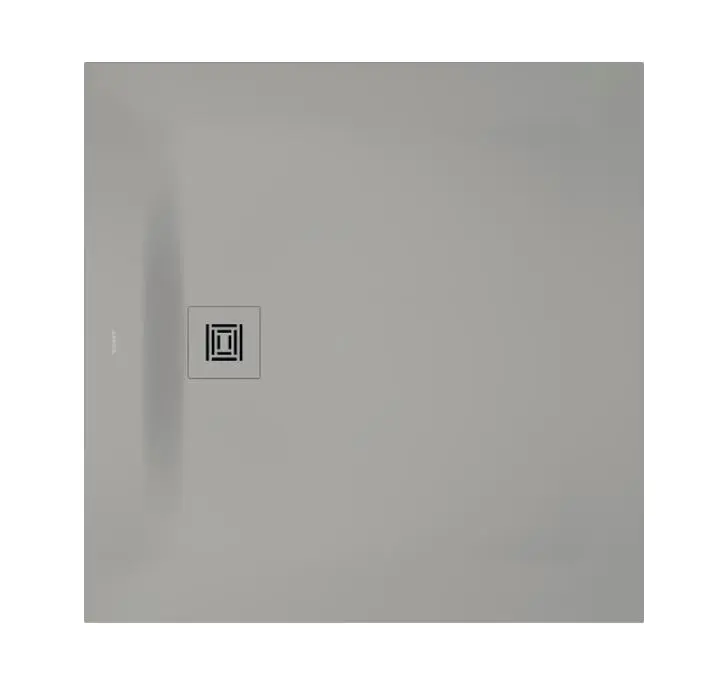 Duravit Sustano - dušas paliktnis 100x100 cm, DuraSolid, pelēks matēts 720275630000000