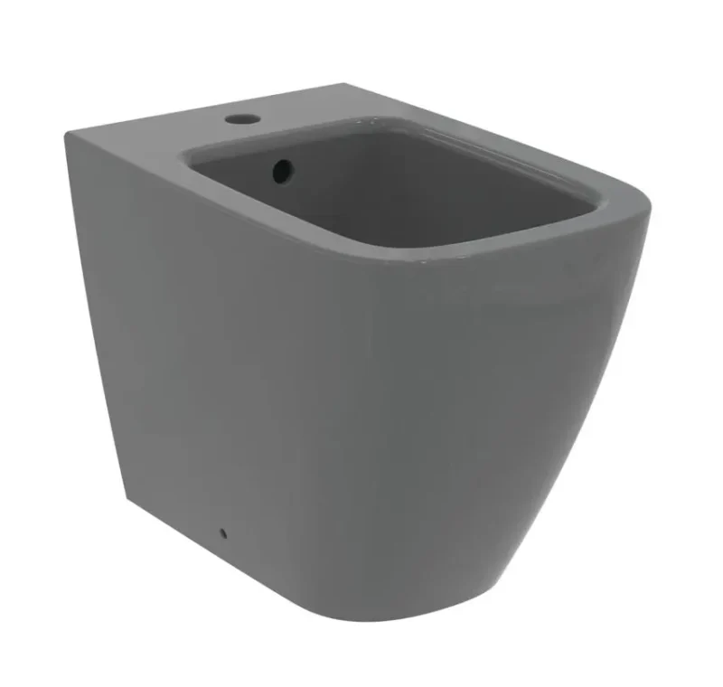 Ideal Standard i.Life B - grīdas bidē, ar caurumu maisītājam, pelēks spīdīgs T461758