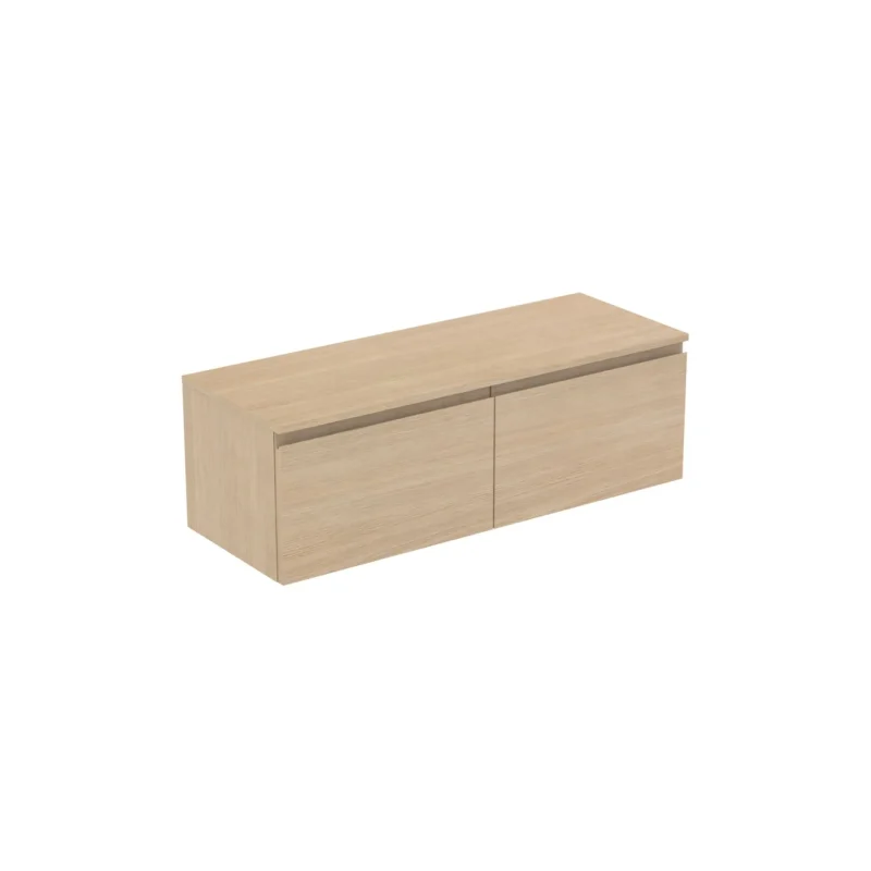 Ideal Standard Finesse - izlietnes skapītis, 120x44x39 cm, 2 atvilktnes, balts ozols E3425US