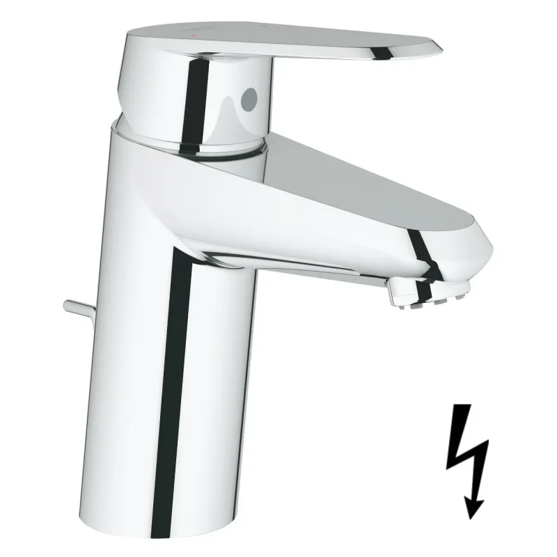 Grohe Eurodisc Cosmopolitan - izlietnes vienas sviras maisītājs ar noteces komplektu, hroms 33177002