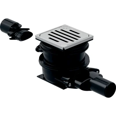 Geberit Varino - horizontāla grīdas notece, d 5 cm/d1 5 cm 388.023.00.1