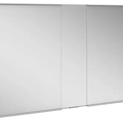 Keuco Royal Match - spoguļskapis ar LED apgaismojumu, 130x70x16 cm, sudraba anodēts 12805171311