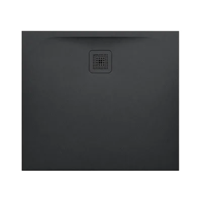 Laufen Pro - dušas paliktnis 90x80 cm, melns matēts H2149500800001