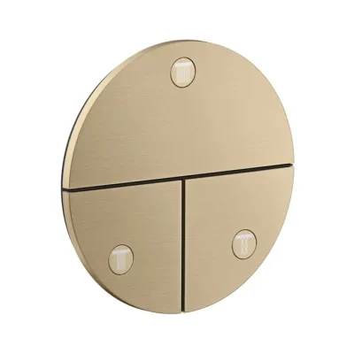 Axor ShowerSelect ID - zemapmetuma vārsts, 3 patērētājiem, birstēta bronza 36779140