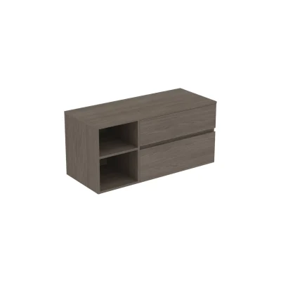 Ideal Standard Finesse - izlietnes skapītis, 120x51x56 cm, 2 atvilktnes, Dark Elm E3438UR