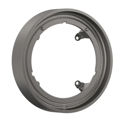 Axor ShowerSelect ID - pagarinājums 17x17 cm, hroms melns birstēts 13646340