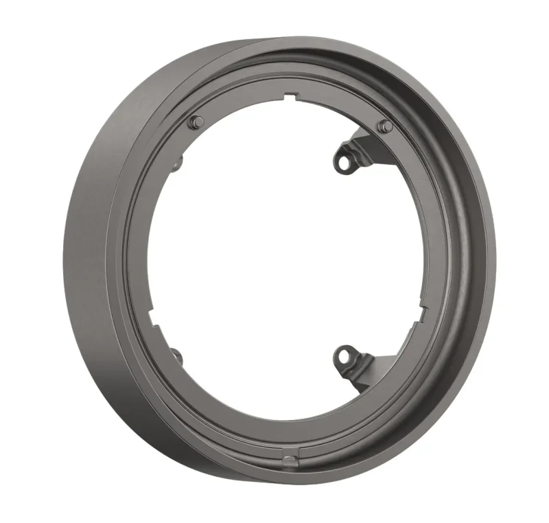 Axor ShowerSelect ID - pagarinājums 17x17 cm, hroms melns birstēts 13646340