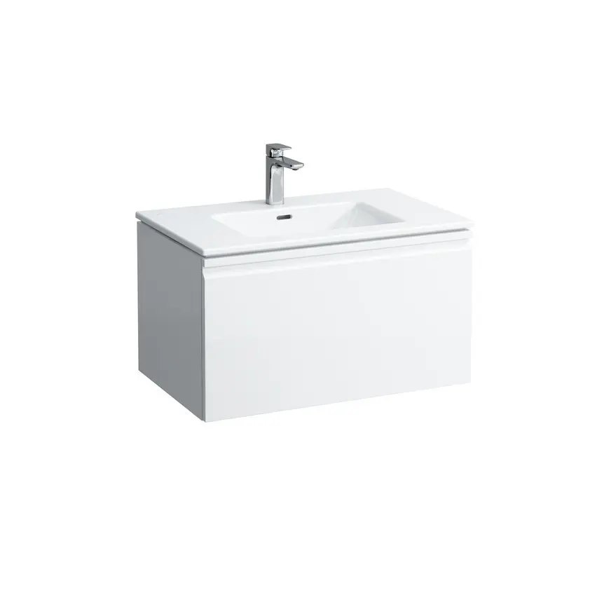 Laufen Pro S - izlietne ar skapīti, 80x50 cm, 1 atvilktne, balts matēts H8609634631041