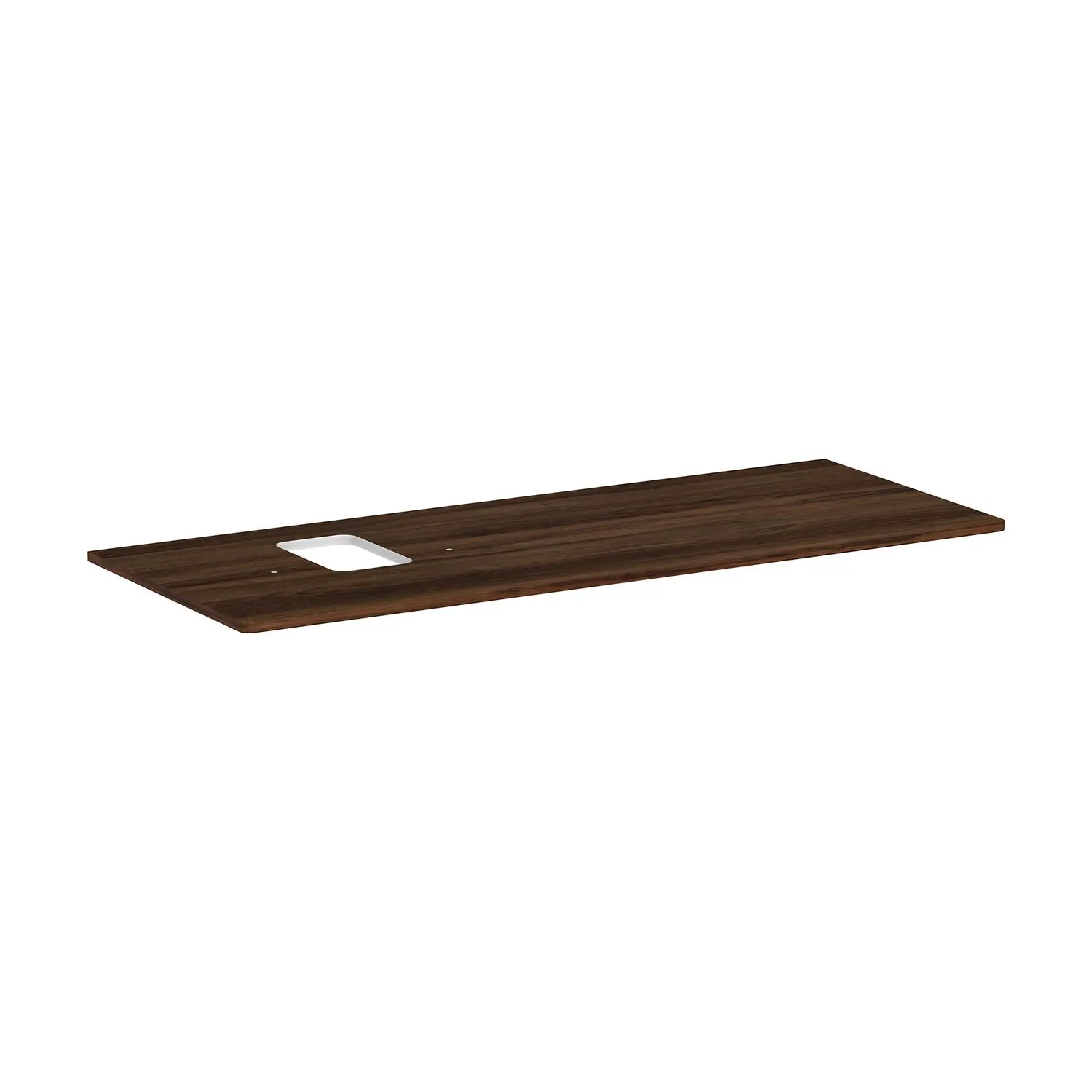 Hansgrohe Xelu Q - izlietnes plātne 136x55 cm, izgriezums kreisajā pusē, tumšs valrieksts 54123630