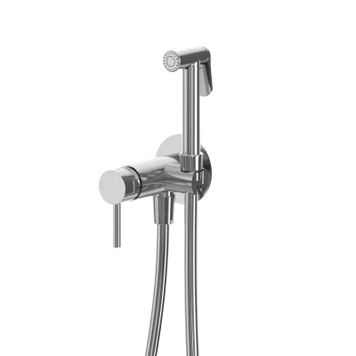 Ravak - Zemapmetuma bidē maisītājs, ar dušu, ar montāžas korpusu, hroms X070749