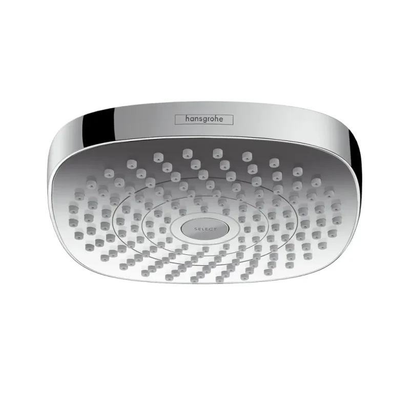 Hansgrohe Croma Select E - galvas duša, 18 cm, 2 strūklas, balts / hromēts 26524400