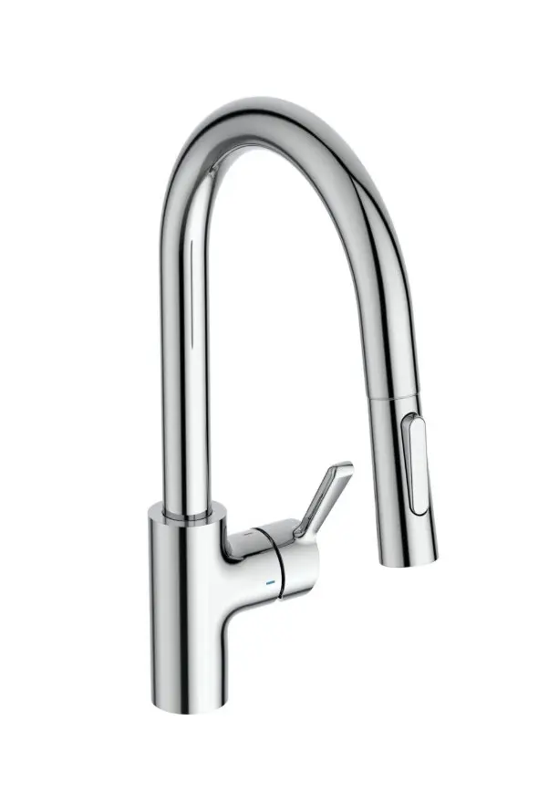 Ideal Standard Ceralife - virtuves izlietnes maisītājs ar izvelkamu dušu, hroms BE242AA