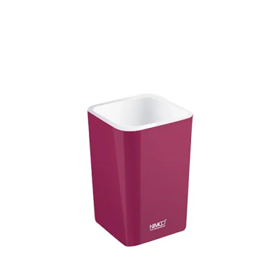 Nimco Eli - zobu birstes trauks, bordo-violets, plastmasa EL 3058-45