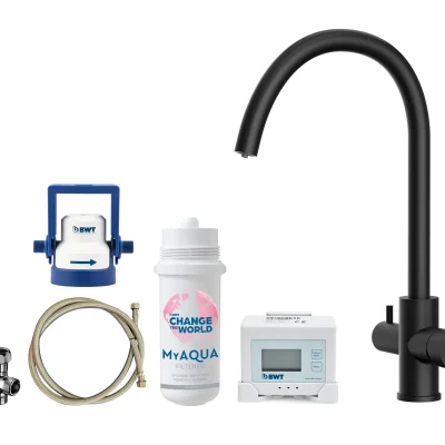 kielle Wimeo - virtuves izlietnes maisītājs ar filtru, matēti melns 10525SFI14
