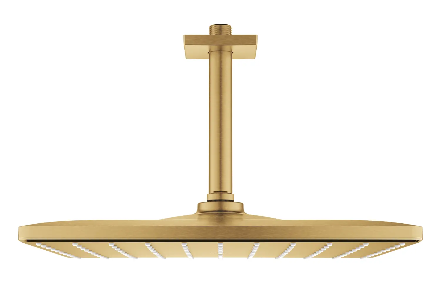Grohe Rainshower - galvas duša 310 Mono Cube 9,5 l/min, ar griestu roku, Cool Sunrise birstēts 26566GN0