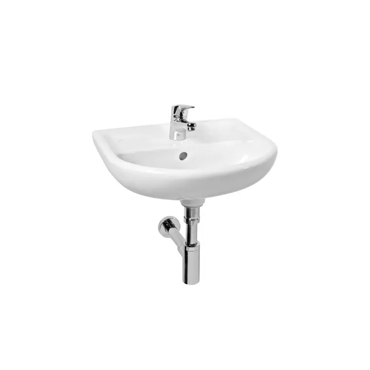 Jika Lyra plus - roku mazgāšanas izlietne 450x370 cm, ar pārplūdi, ar jaucējkrāna caurumu, balta H8153820001041
