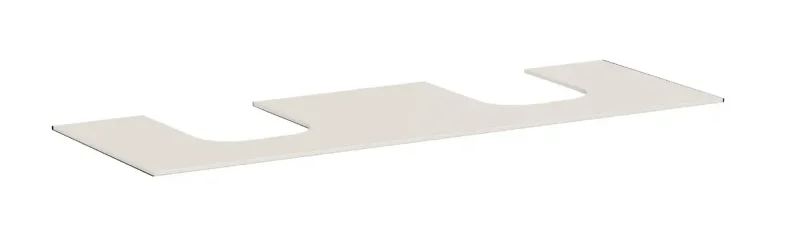 Hansgrohe Xevolos E - izlietnes virsma, 157x55 cm, 2 izgriezumi, bēša matēta 54211780