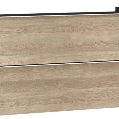 Hansgrohe Xelu Q - izlietnes apakšskapītis, 63x118x50 cm, 2 atvilktnes, dabīgs ozols/Hroms 54037000