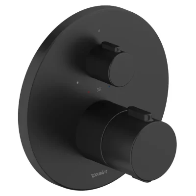 Duravit - zemapmetuma termostata maisītājs, matēti melns TH4200016046