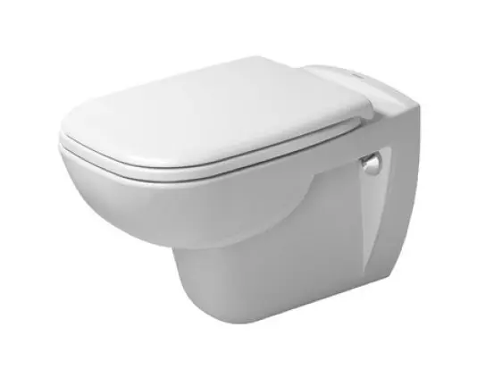 Duravit D-Code - pie sienas stiprināms WC, ar HygieneGlaze, Alpu balts 25350920002