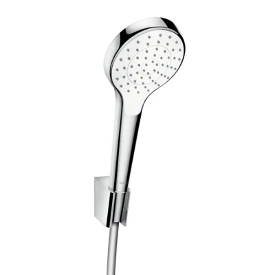Hansgrohe Croma Select S - dušas galva 1jet, Porter, komplekts 1,25 m, balts / hromēts 26420400