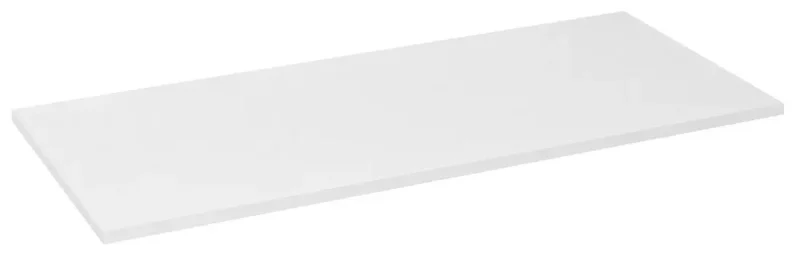 Sapho Ezara - izlietnes virsma 122x47 cm, augsti spīdīga balta EZD121-3030