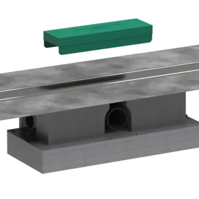 Hansgrohe uBox universal - pilns komplekts standarta uzstādīšanai 800 dušas renes komplektiem, nerūsējošais tērauds 56024180