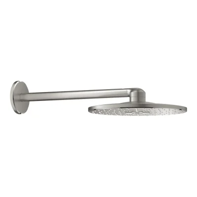 Grohe Rainshower SmartActive - galvas duša 310, dušas svira 43 cm, 2 strūklu veidi, Supersteel 26475DC0