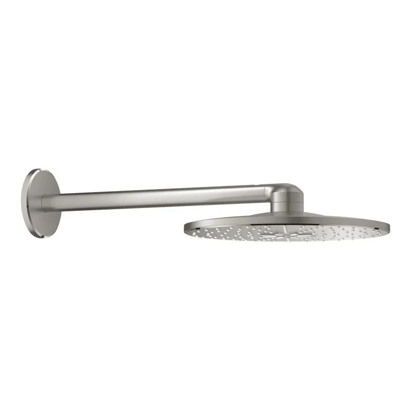 Grohe Rainshower SmartActive - galvas duša 310, dušas svira 43 cm, 2 strūklu veidi, Supersteel 26475DC0