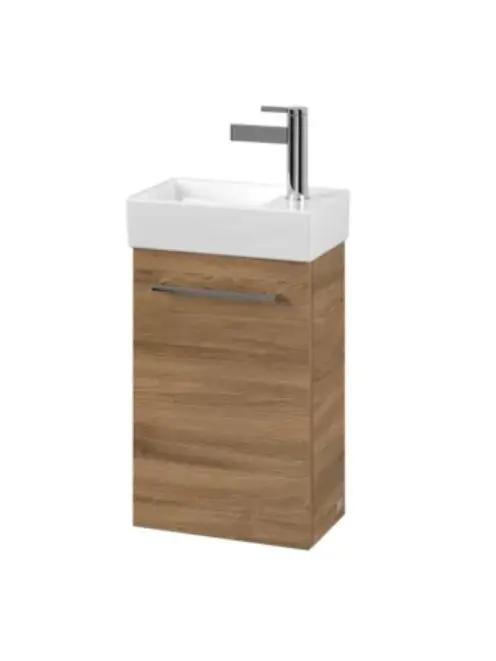 Villeroy & Boch Avento - izlietnes skapītis, 34x51x20 cm, 1 durvis, Oak Kansas A87601RH