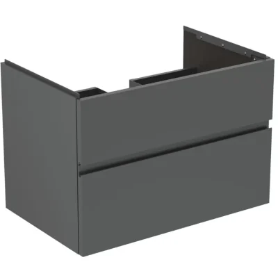 Ideal Standard Finesse - izlietnes skapītis 80x51x55 cm, 2 atvilktnes, matēti antracīta E3396Y2
